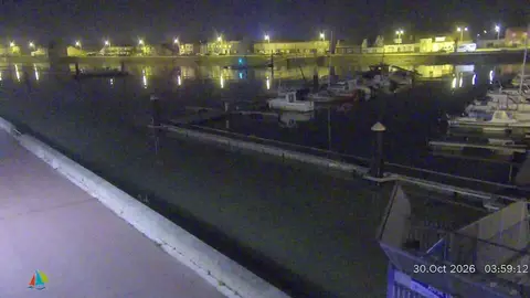 Vue de la webcam de l’anse des Espagnols, image fixe