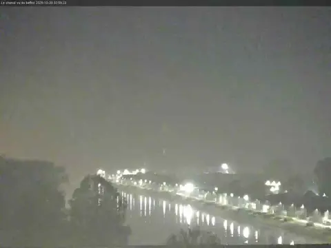 Vue de la webcam du chenal, image fixe